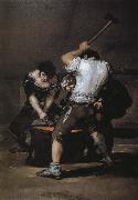 Francisco Goya The Forge oil